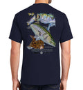 Men's Inshore Grand Slam Short Sleeve Navy Cotton Unisex