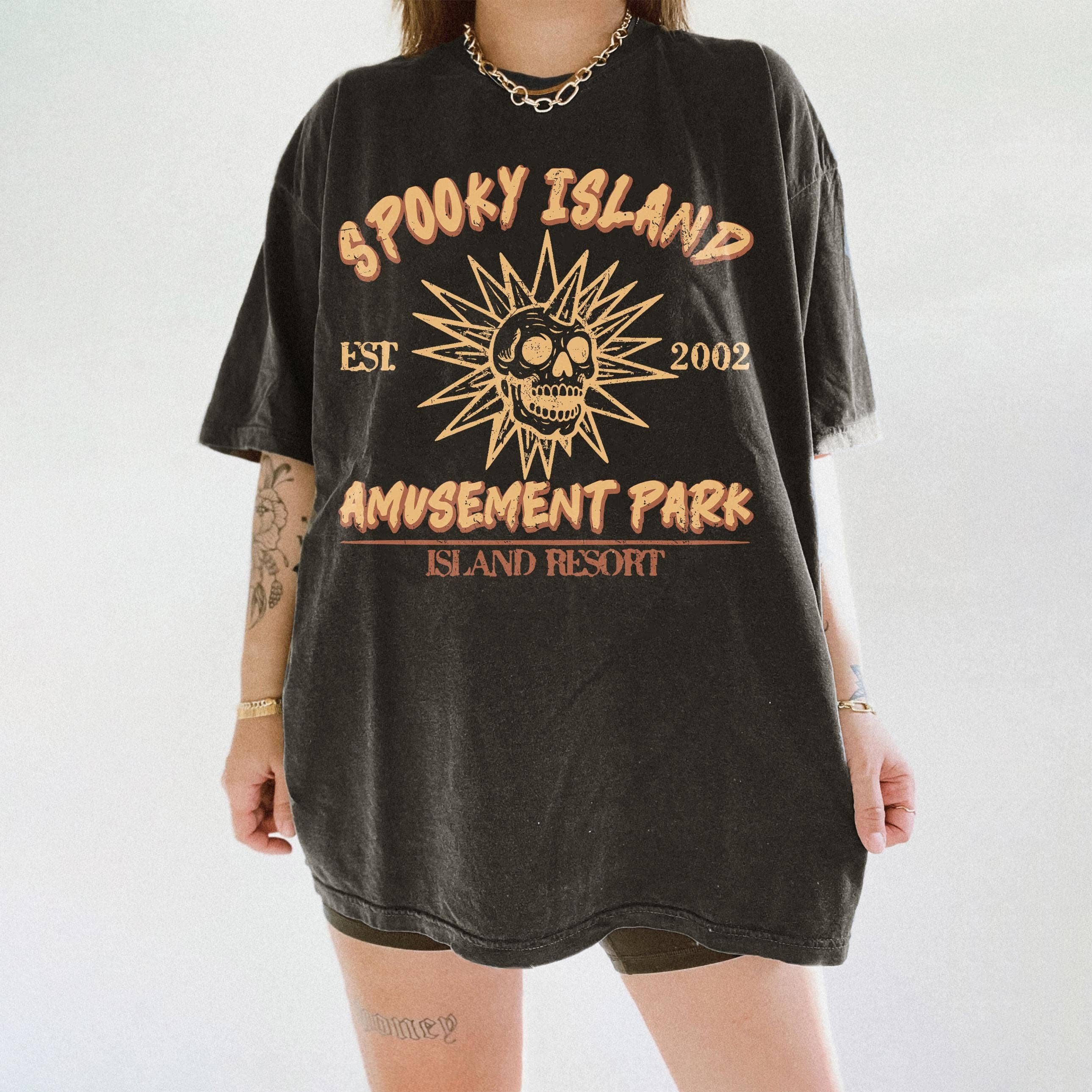Spooky Island Skeleton Disco Halloween Shirt