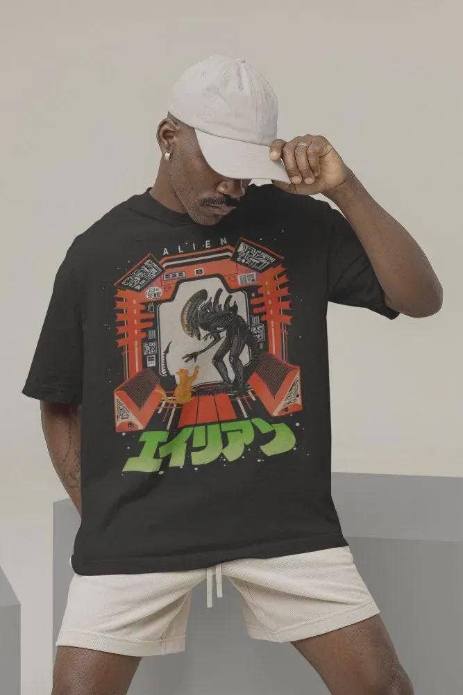 Vintage Alien Movie T-Shirt, Retro Horror Graphic Tee