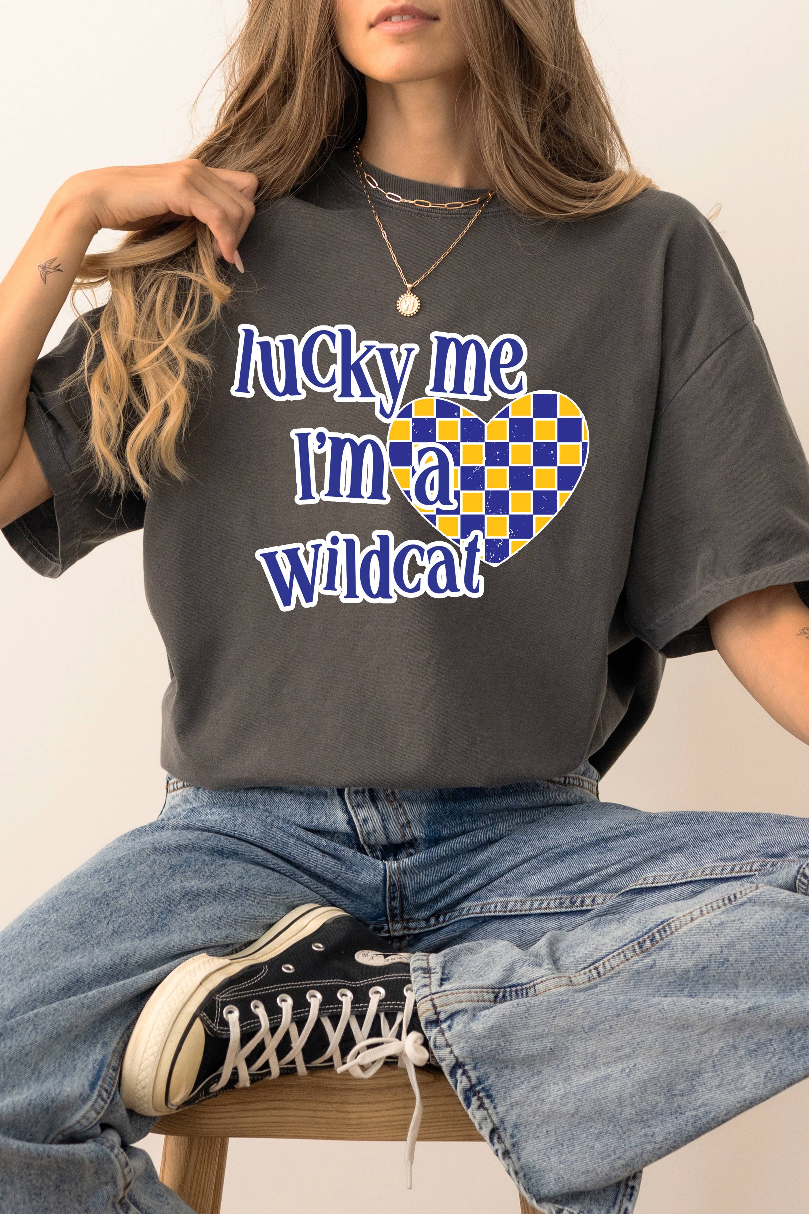 Custom How Lucky School Spirit Graphic Tee