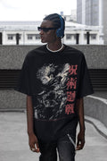 Sukuna Jujutsu Kaisen Vintage Anime Streetwear T-Shirt