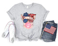 4th of July Cat Bubblegum T-Shirt
