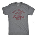 Gingerbread Man Running Team Men's T Shirt