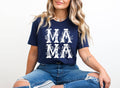Vintage Mama Navy Mother's Day Graphic Tee
