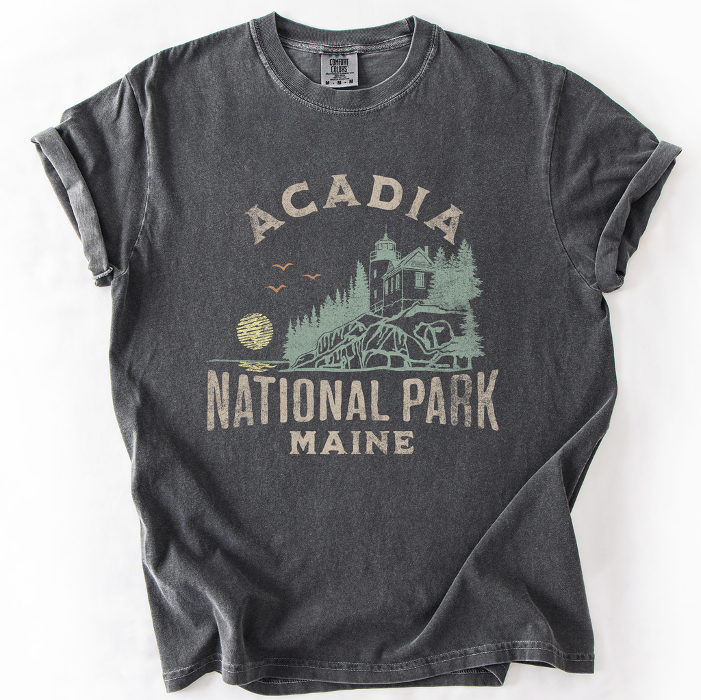 Acadia National Park, Maine Outdoors, Camping Hiking Unisex