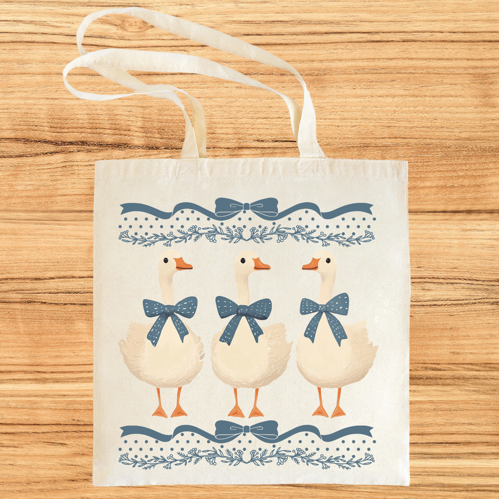Vintage Goose Tote Bag Unisex