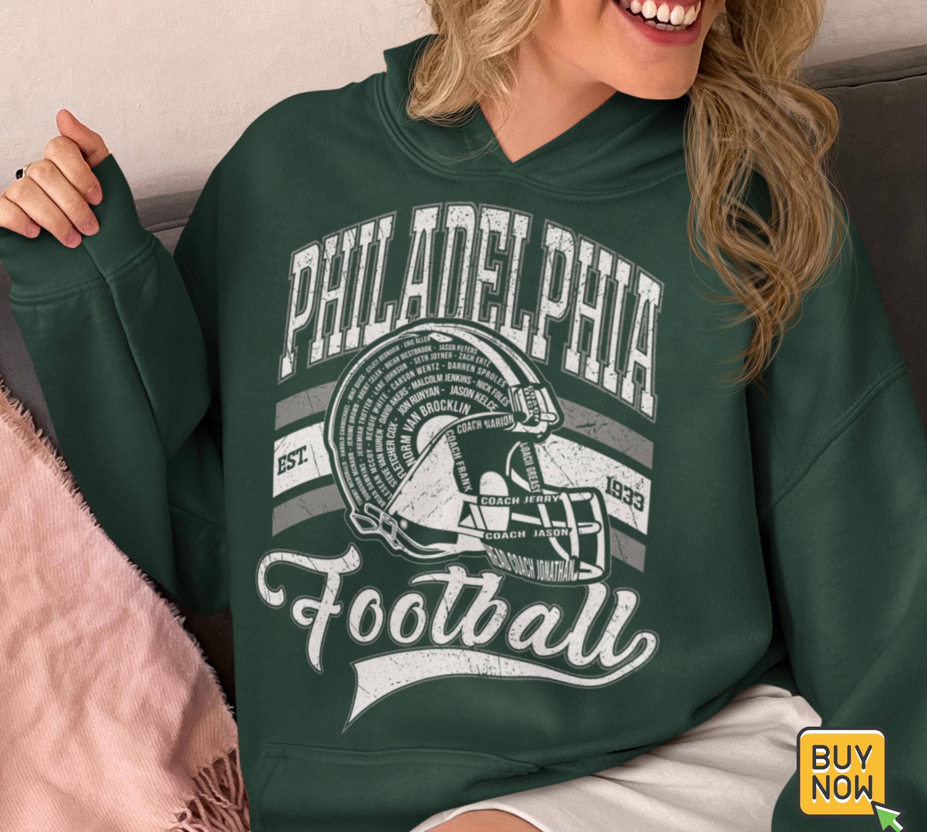 Philadelphia Football Retro Eagle Crewneck Sweatshirt