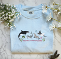 Embroidered Protect Our Oceans Granola Girl Tshirt