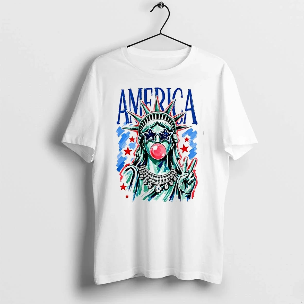America Bubble Gum Lady Funny 0 Tshirts Sweater Unisex