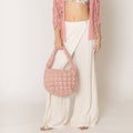 Stylish Quilted Puffer Lightweight Small Handbag