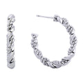 14K Gold-Dipped Chunky Twisted Textured Earring