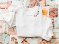 Love Sweatshirt, Valentines Sweatshirt, Embroidered