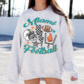 Vintage Miami Dolphins Football Sweatshirt, Retro Crewneck