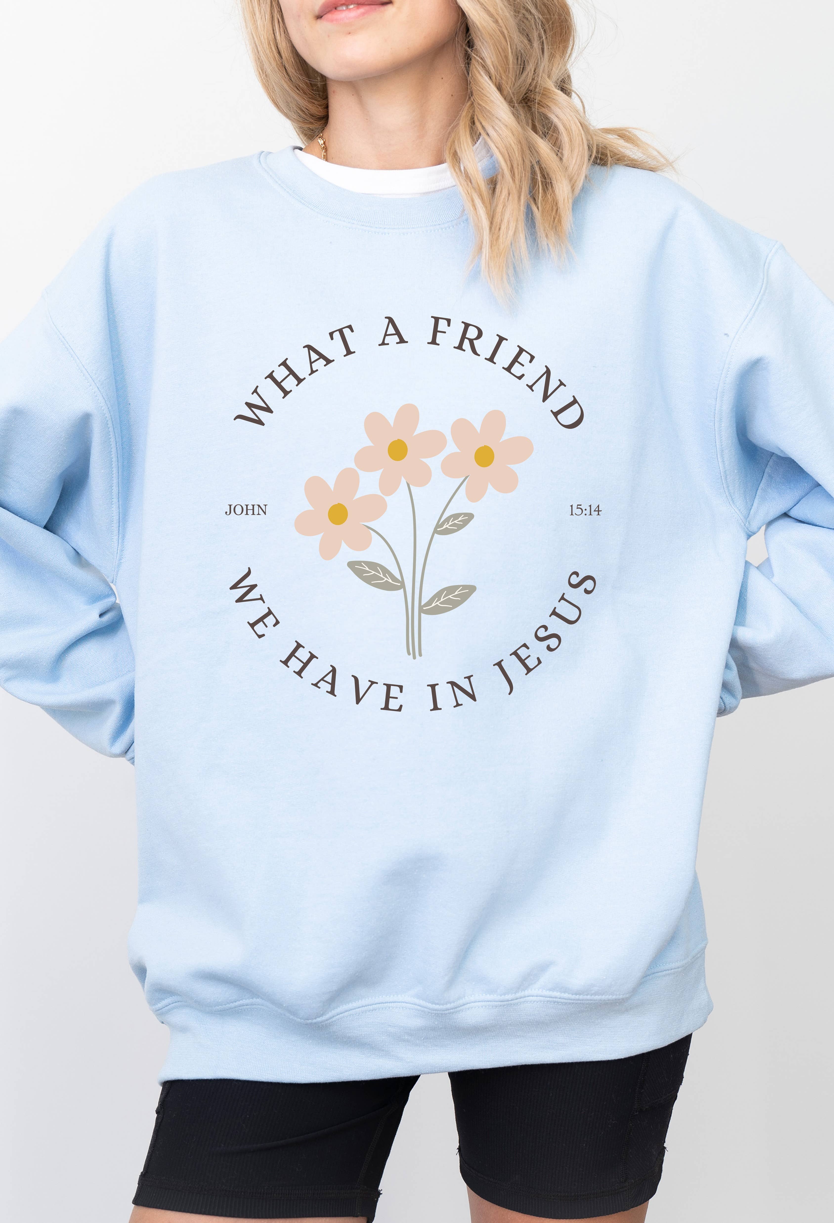 What A Friend We Have in Jesus Graphic Sweater