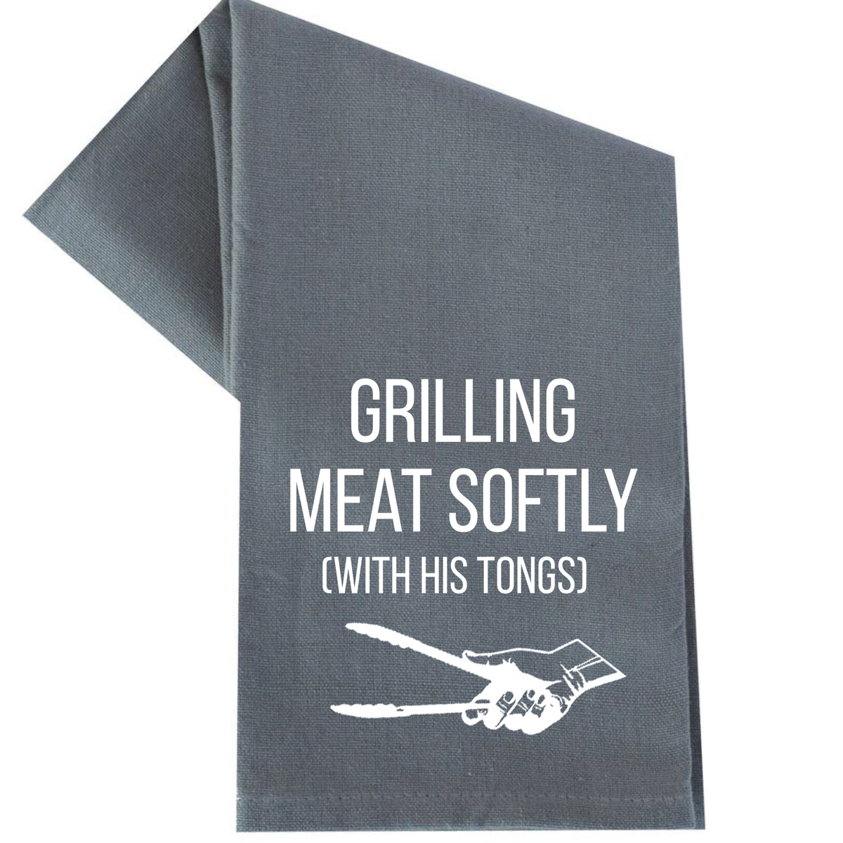 Grilling Meat Softly Tea Towel Unisex