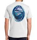 Men's Bluefin Tuna Short Sleeve White Cotton T-Shirt