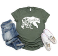 Floral Grandma Bear T-Shirt
