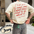 Heated Rivalry Tee - Rozanov I Love You Tshirt