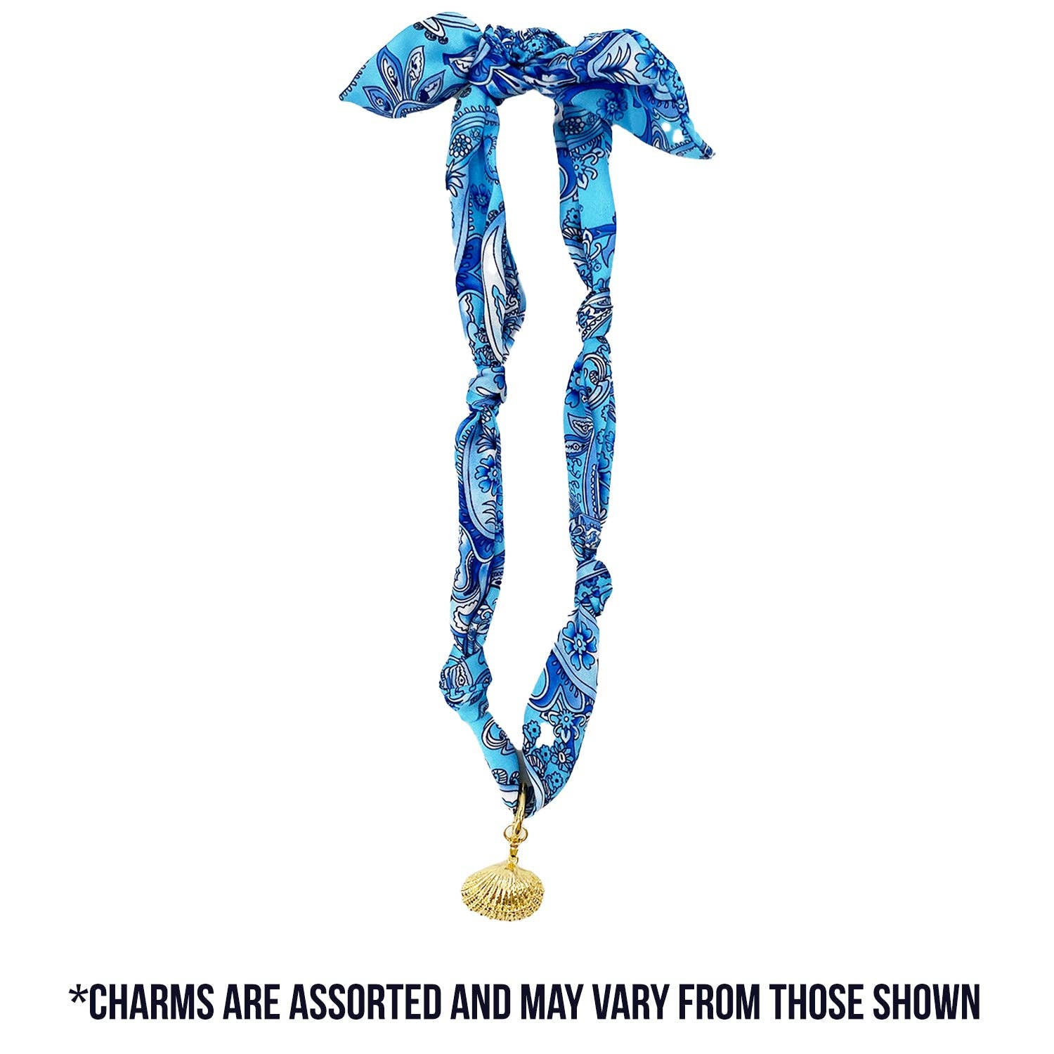 TW-1016 Scarf Necklace with Charm