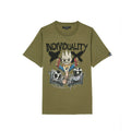 Cult's Crew Neck Tee - Turntables in Olive