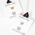Gold-Dipped Tiger Face Necklace