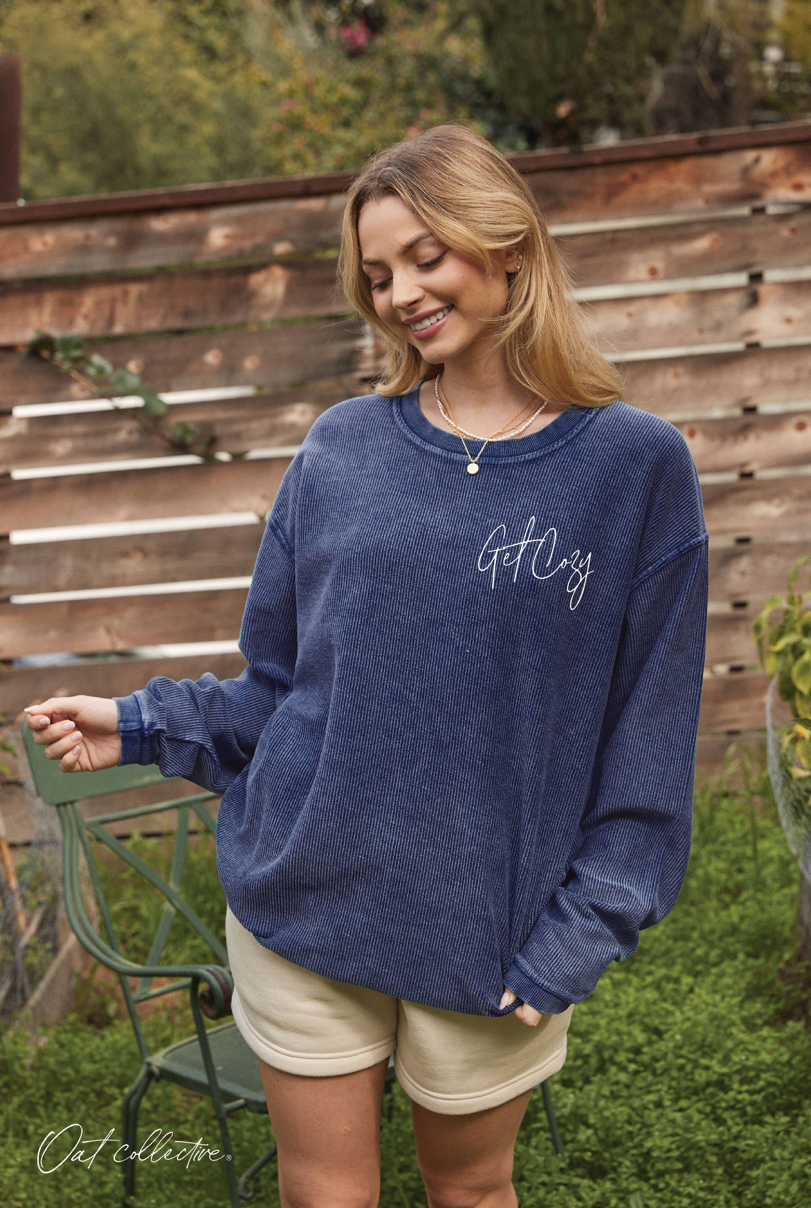 Get Cozy Thermal Vintage Pullover