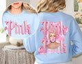 P!Nk Bubble Gum Portrait Graphic Sweatshirt