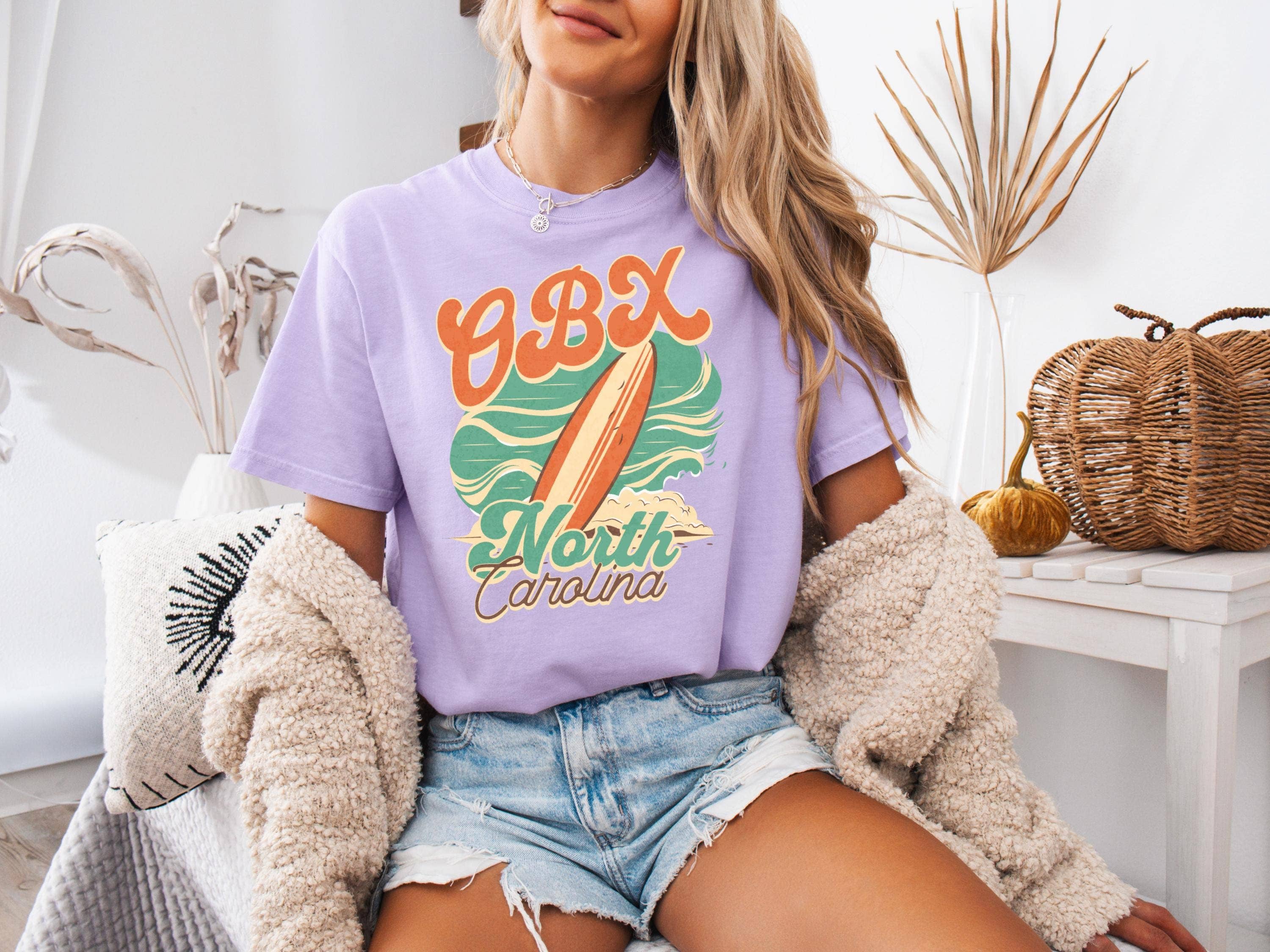 Obx Outer Banks Comfort Colors Summer Beach Shirt