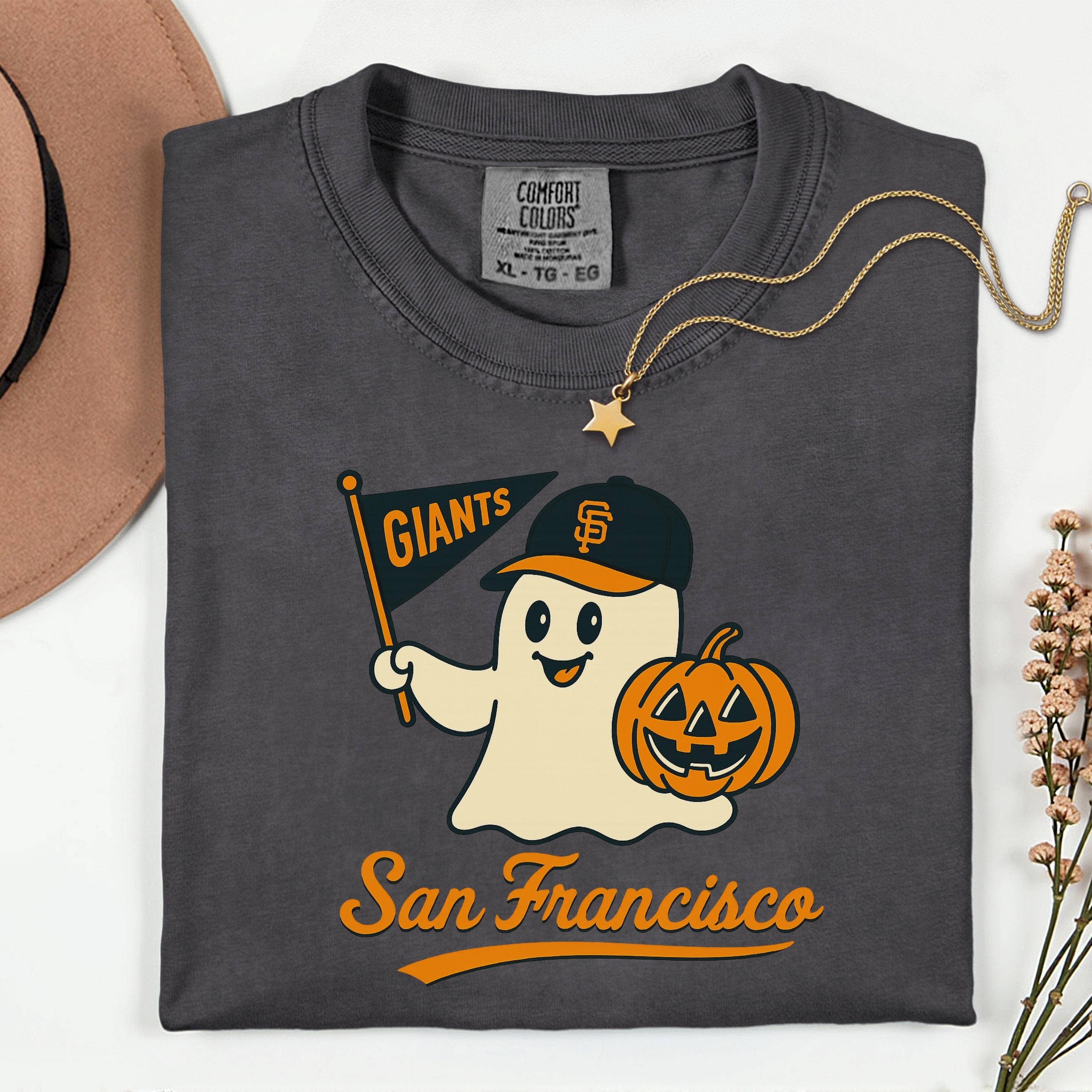 San Francisco Giants Halloween Ghost T-Shirt