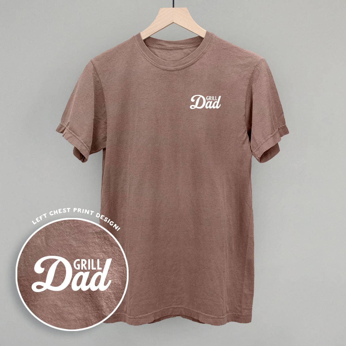 Grill Dad (White) (Left Chest)