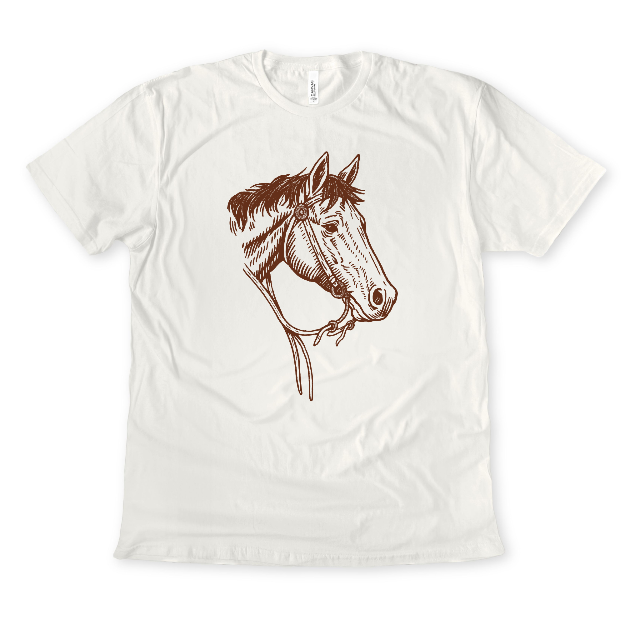 Horse Head Graphic Tee | 124(Dtf)