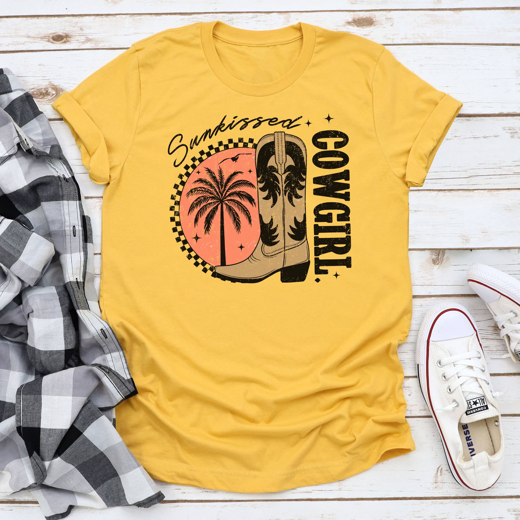 Western Sunkissed Cowgirl Graphic Tee
