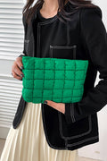 .....SI-26489 Quilted Cosmetic Makeup Pouch Clutch Bag