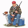 Rebel Republican Outdoors Maga Hunting Fishing Camo Tee