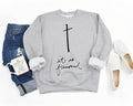 It Is Finished Christian Graphic Sweatshirt Free Ship