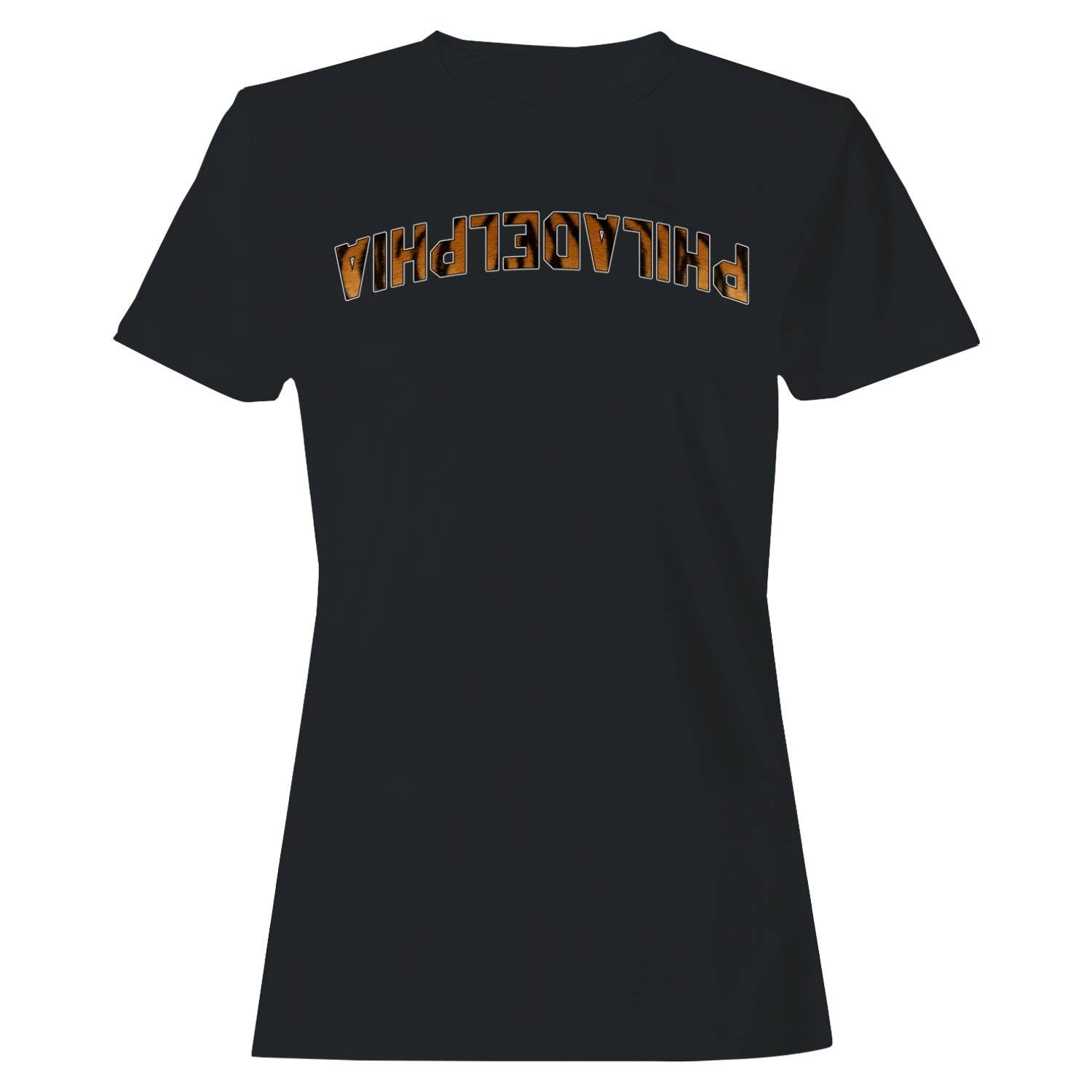 Philadelphia Tiger Print Arched Text Women's T-Shirt