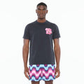 Cult's Short Sleeve Crew Neck Tee "Marker Logo" in Steel
