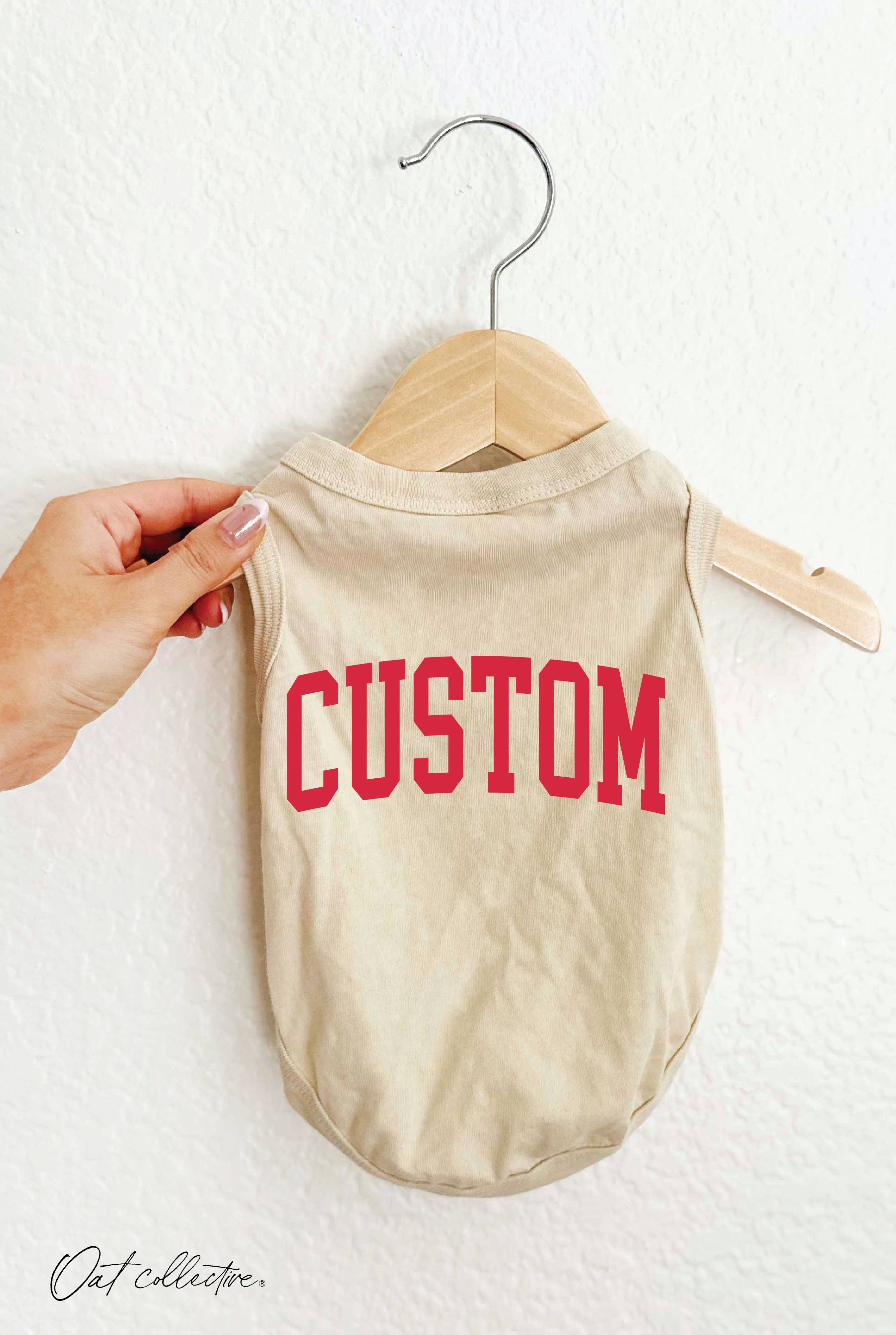 Custom Premium Cotton Mineral Basic Pet Tank