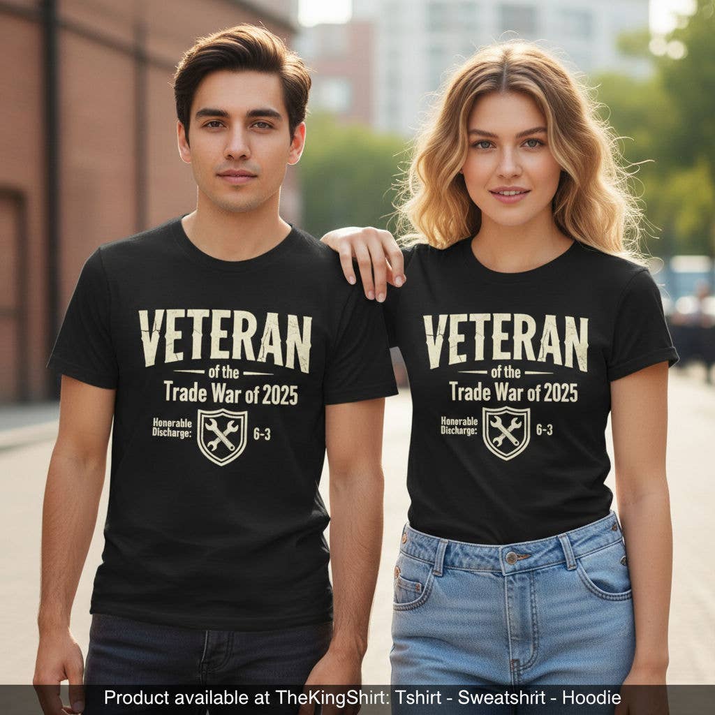 I Survived the Trade War of 2025 - Veteran Tee