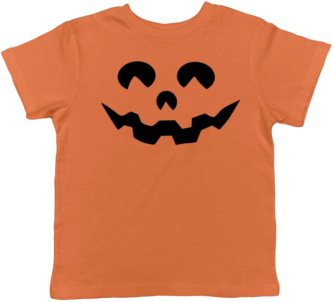 Cartoon Eyes Pumpkin Face Toddler T Shirt