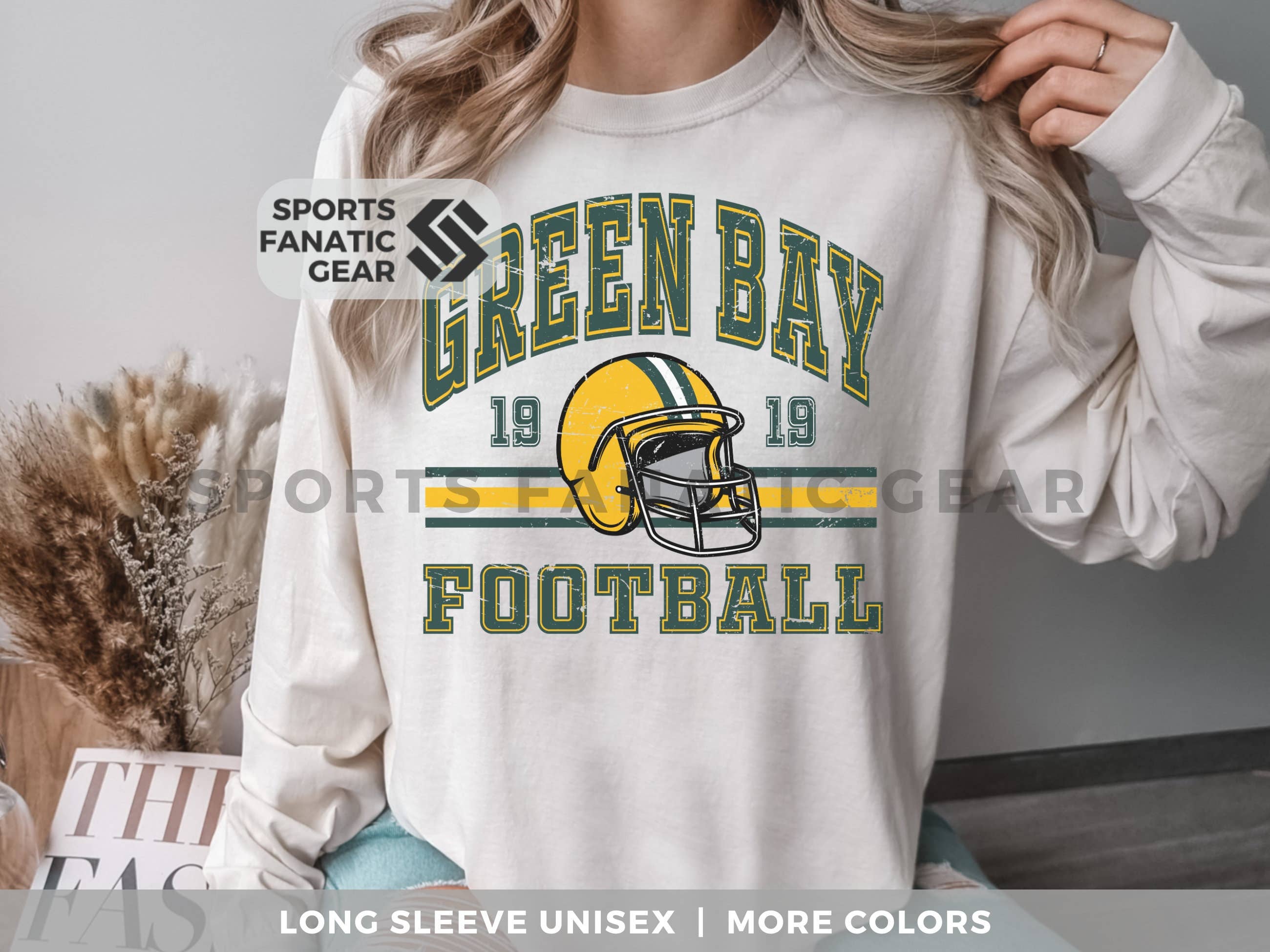 Green Bay Football Vintage Tee - Comfort Colors Unisex
