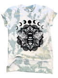 Celestial Bee Mandala Tie-Dye Tee