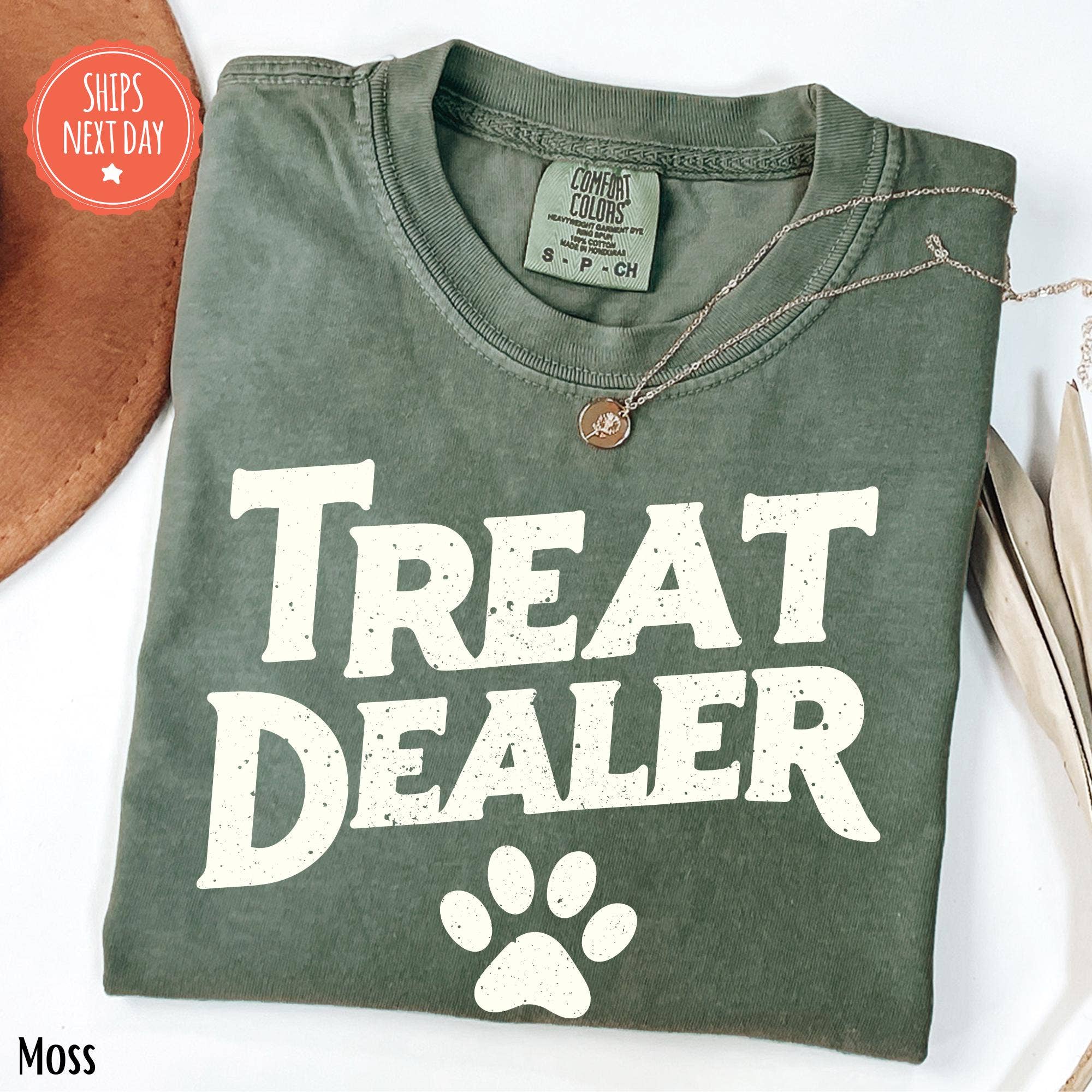 Treat Dealer Tshirt - Funny Dog Lover Shirt - Dog Mom Gift