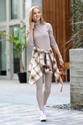 1215 Mock Neck Top & Leggings 2 Pc Set SI-18546