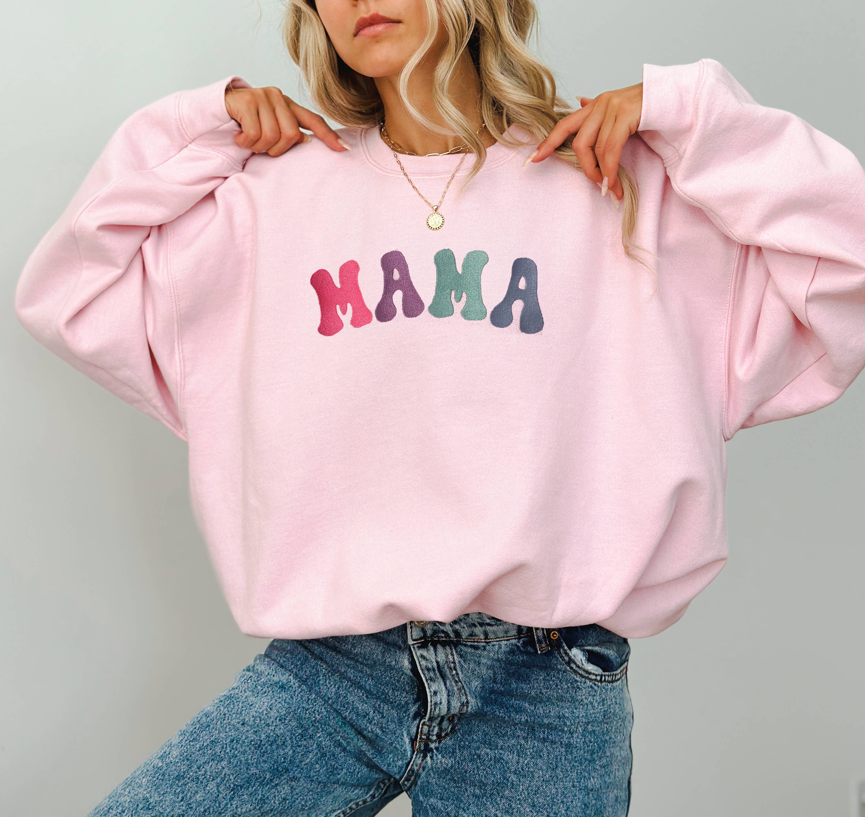 Spring 2024 Clothing, Easter Women's, Embroidered Sweatshirt