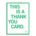 This Is A Thank You Greeting Card - Frog