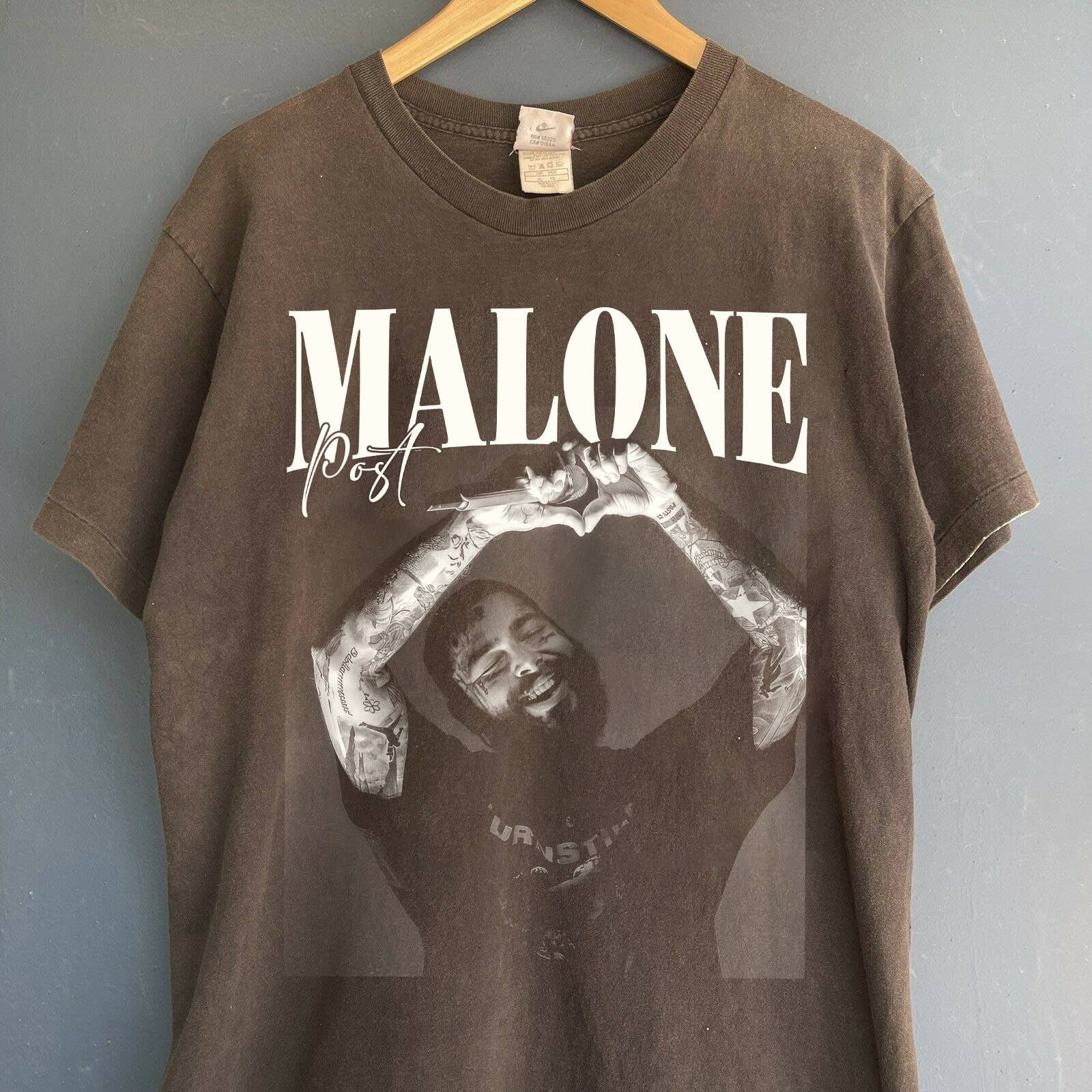 Post Malone Rap Music Merch Tee 90s Tour Inspired Gift