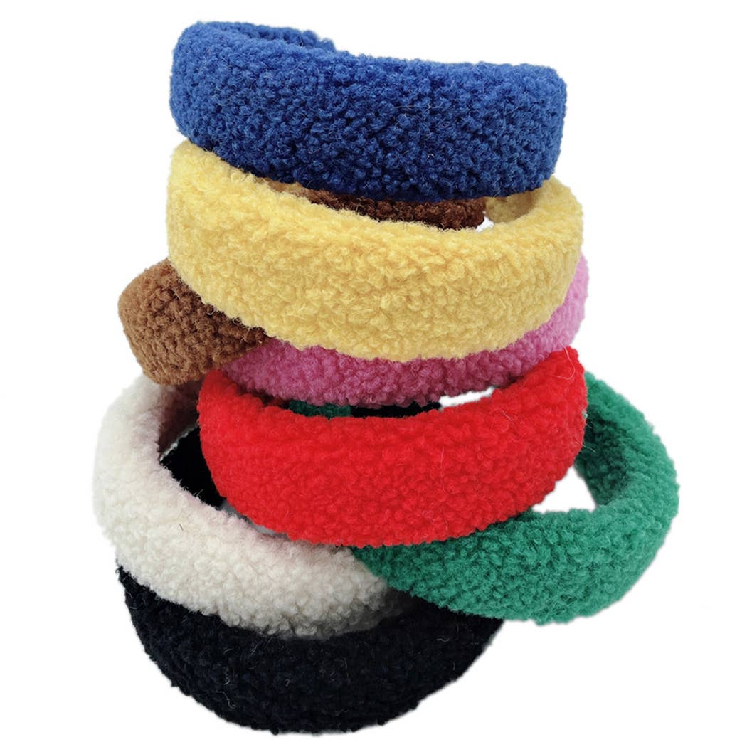 Solid Color Sherpa Headband
