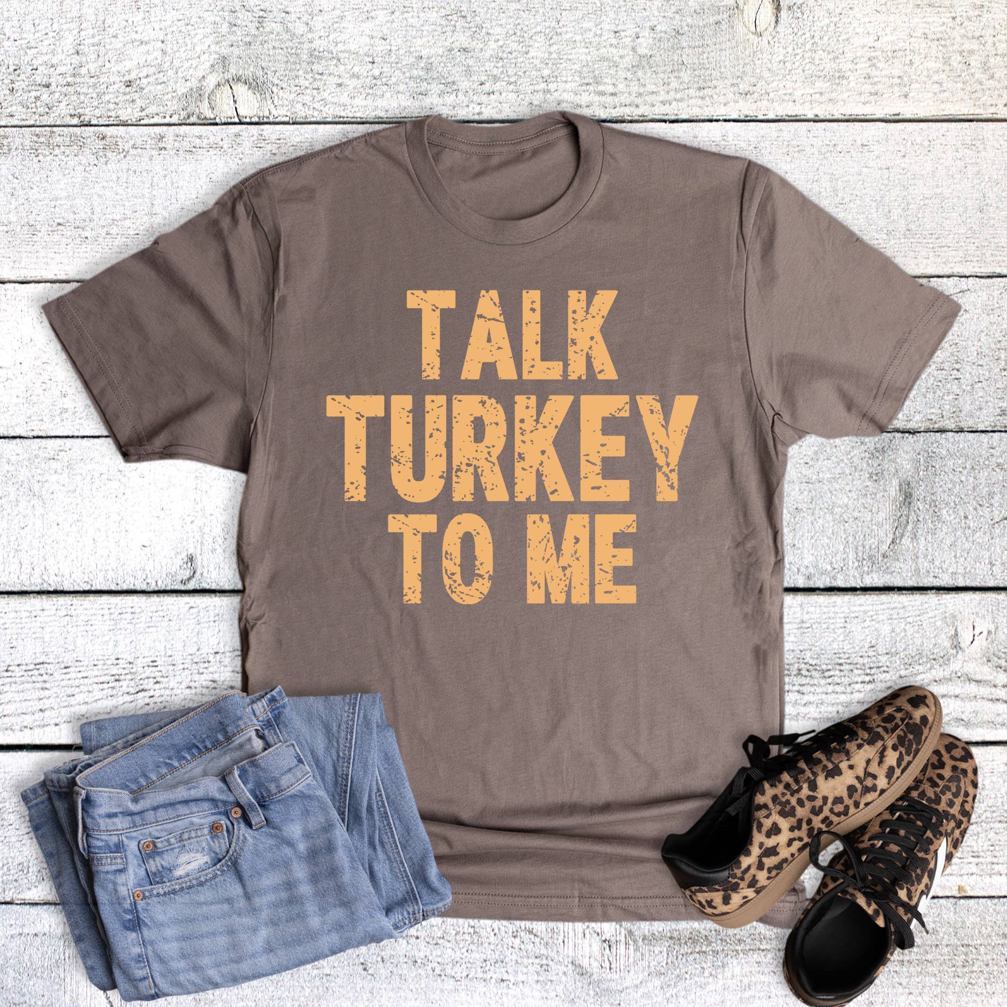 Thanksgiving Talk Turkey To Me Graphic Tee