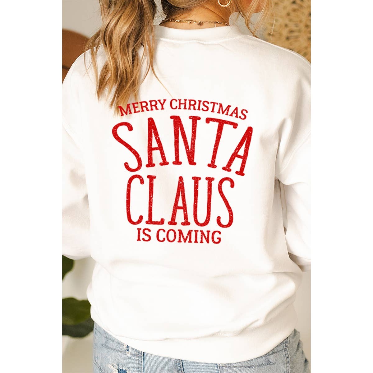 Christmas Season Vintage Graphic Oversizes Sweatshirts